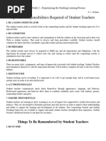 4 - Roles and Responsibilities of A Student Teacher