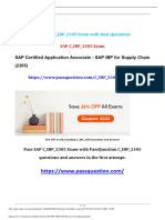 SAP C IBP 2305 Practice Test Questions PDF