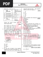 Physics PYQs (Part 3) (2024) From Magnetism and Matter