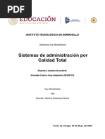 Sistemas de Administracion Por Calidad Total.