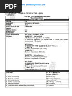 Business Studies Grade 10 Scope 2024