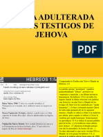 Biblia Adulterada de Los Testigos de Jehova