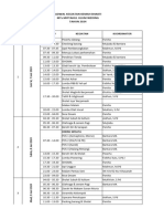 Jadwal Kemah 2024