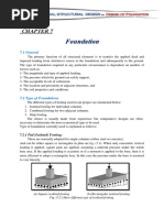 Chapter 7 Design of Foundation