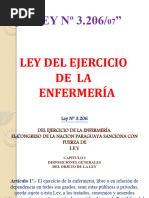 LEY DEL EJERCICIO de ENFERMERIA