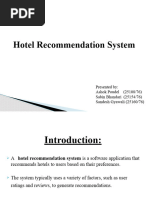 Hotel Recommendation