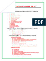 Section B:: Past Papers Sections B and C