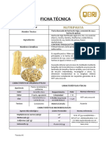 Ficha Técnica, Nutripastas