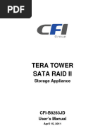 Manual TERATOWER SATARAID II