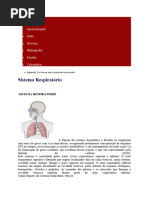 Sistema Respiratório: Apresentação Atlas Normas Bibliografia Equipe Calendário