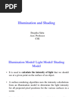 Module-V - Illumination Shading Model