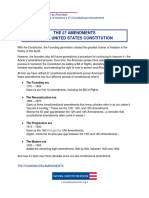 15.3 Info Brief Periods of Constitutional Change and The 27 Amendments