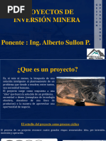 Proyectos de Inversion Minera