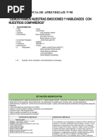 EXPERIENCIA DE APRENDIZAJE N8 Terminados para Los Docentes de 3er Grado.