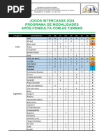 Jogos Intercasas 2024 - Modalidades