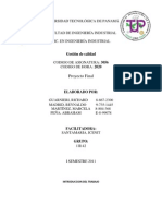 Proyecto Final Gestion de Calidad I