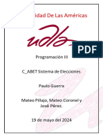 C - ABET Sistema de Elecciones