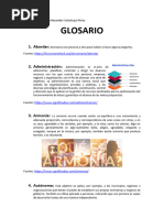 Glosario