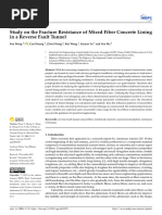 Study On The Fracture Resistance of Mixed Fiber Concrete Lining in A Reverse Fault TunnelApplied Sciences Switzerland