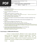 Bureautique cc2 Corrige