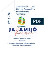 Actualización PDOT 2019-2023 Cantón Jaramijó