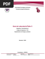 Laboratorio 5 - Termodinámica I