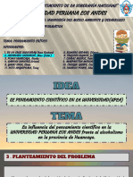 INVESTIGACION FORMATIVA (Pensamiento Critico)