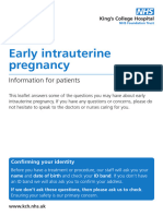 PL 626.5 Early Intrauterine Pregnancy