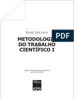 Metodologia de Trabalho Cientifico II