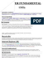 COMPUTER FUNDAMENTAL Notes.