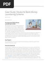 Case Study - Deutsche Bank Money Laundering Scheme - Seven Pillars Institute