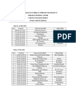 Jadwal Diklat Terpadu Dasar-1