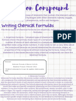 Carbon Compound and Mole Notes