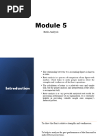 Module 5 - Ratio Analysis