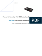 Pioneer DJ Controller DDJ sb3 Manual