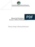 Manuel de Procedures (2022-2023)