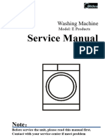 Manual de Tecnico 94PHLF060B-04 Lavarropas Carga Frontal 6kg Blanco 1000rpm