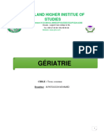 Cours Gériatrie