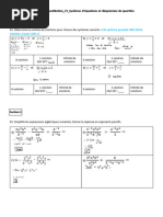 Exercices de Consolidation #7 - Match #7 - 2024