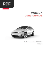 Model X Owners Manual Europe en Eu