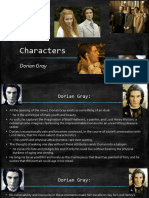 Eng HL GR 12 PowerPoint Notes On Dorian Gray Characters