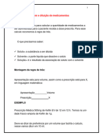 Resumo Aula Diluições e Gotejamento