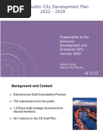 Draft Dublin City Development Plan 2022 - 2028 - Update - Deirdre Scully Deputy City Planner Plan