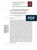 Modification of Potato Starch (Microwave)