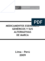 Medicamentos Esenciales Genericos 2009