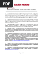 GSC - DocumentosPublicos - Documentos - Términos y Condiciones Generales de Orden de Compra