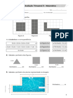 Ficha de Avaliação Trimestral 3 - Matemática: 1.1. Estabelece A Correspondência