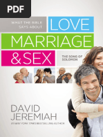 What The Bible Says About Love Marriage Sex The Song of Solomon (Jeremiah, David)