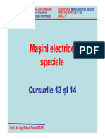 CURS Masini Electrice Speciale - Prof - Dr. Stan Florin