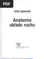 Zofia Ignasiak - Anatomia Układu Ruchu